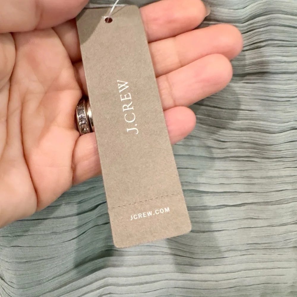 BNWT J.Crew Mindy Strapless Dress Dusty Shale size 00 $290